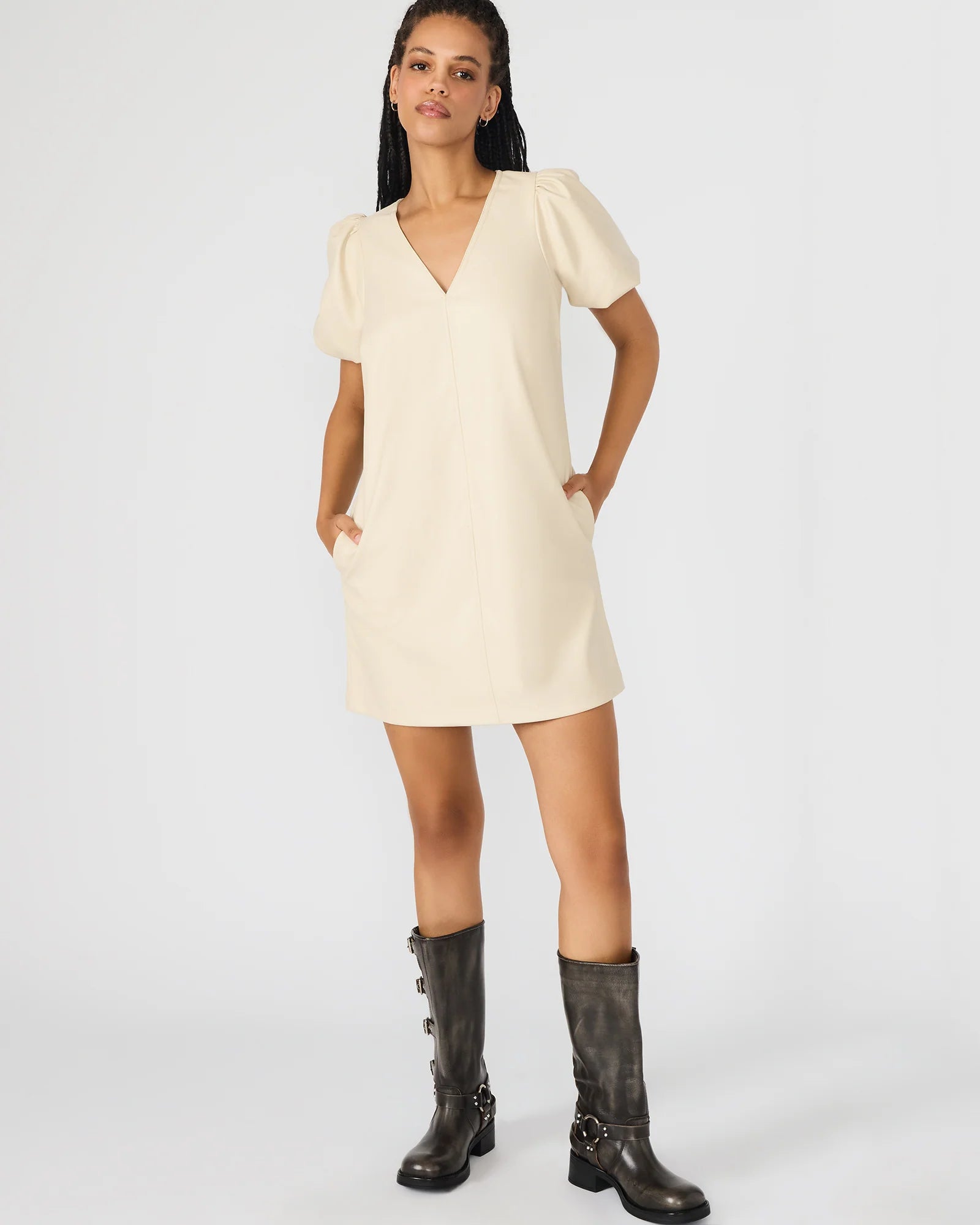 TILLY DRESS - BONE