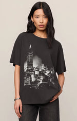 Wishes City Tee - Black Sand