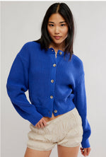 Vienna Cardigan - Blue Beam