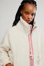 ALPINE SHERPA JACKET - WHITE SWAN