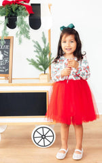 PEPPERMINT PRINCESS L/S TUTU DRESS