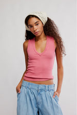 NERIA TANK - VINTAGE ROSEY