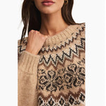 KENABY FAIR ISLE SWEATER-OATMEAL HEATHER