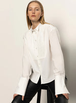 NEW ERA TUXEDO SHIRT-WHITE