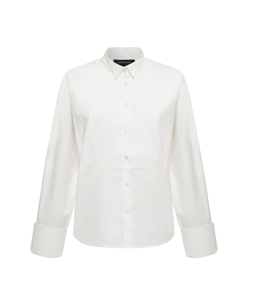 NEW ERA TUXEDO SHIRT-WHITE