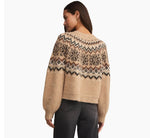 KENABY FAIR ISLE SWEATER-OATMEAL HEATHER