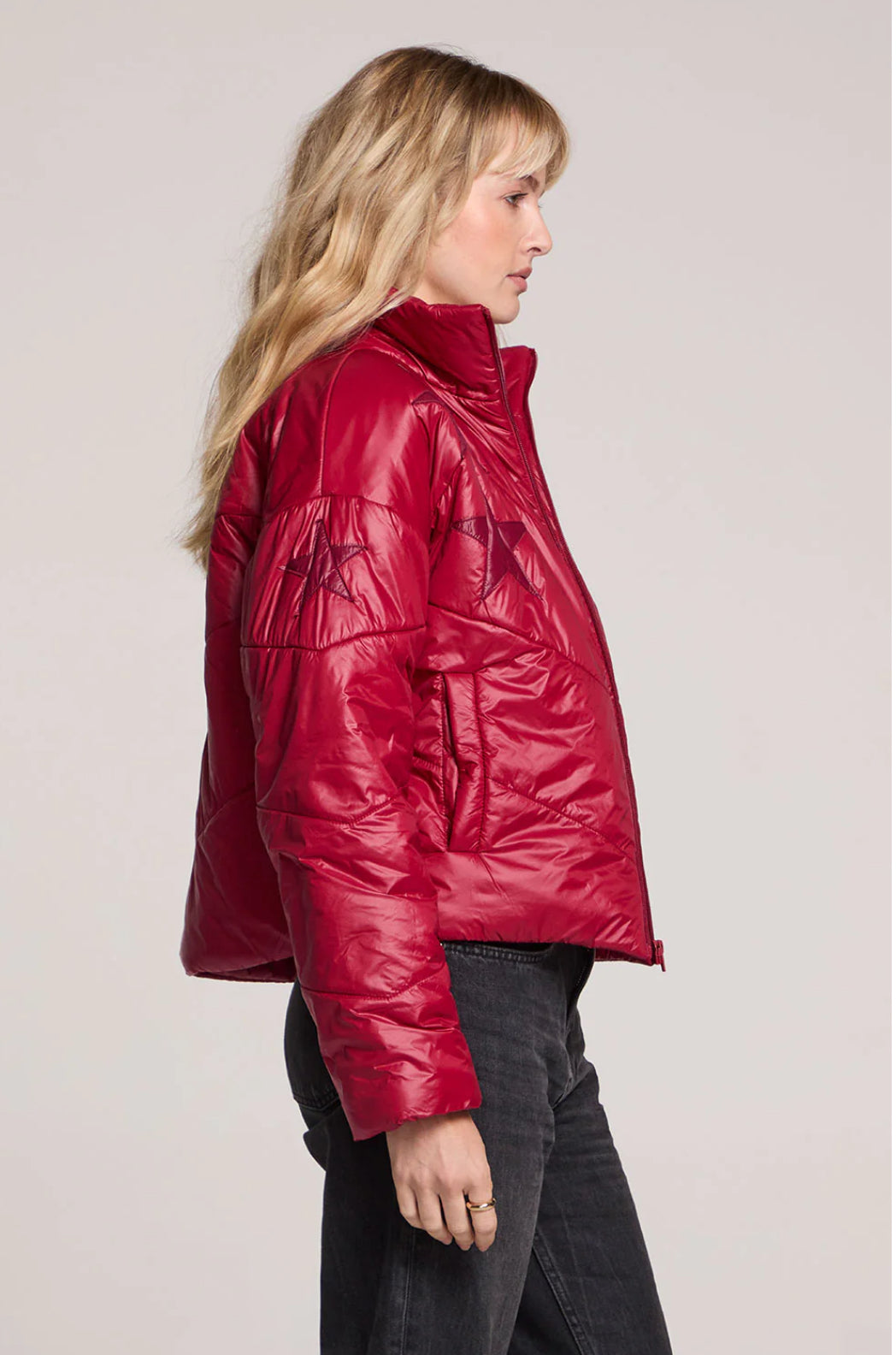 ASHERTON JACKET-CRIMSON