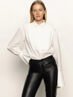 NEW ERA TUXEDO SHIRT-WHITE