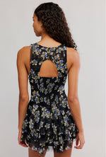 RAVEN PRINTED MINI DRESS-MIDNIGHT COMBO