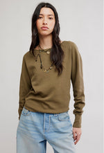 JESS LONG SLEEVE-BEECH LEAVES