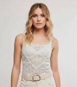 LOVE AND LACE CAMI - IVORY