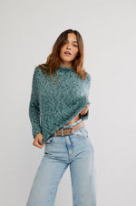 OPAL ROLLNECK SWEATER-RAINFOREST