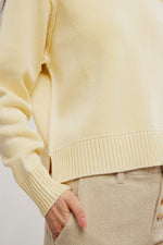 SPRING STREET PULLOVER - BANANA CREAM
