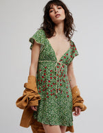 BACKROADS MINI DRESS-FOREST