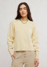 SPRING STREET PULLOVER - BANANA CREAM