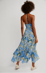 HEAT WAVE PRINTED MAXI - ALLURE BLUE COMBO