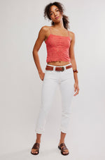 LOVE AND LACE CAMI - AGED CORAL