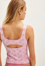 FULL BLOOM EYELET TANK -SWEET DREAM