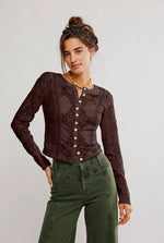 JAE KNIT LONG SLEEVE - CHICORY COFFEE