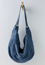 ROMA SUEDE TOTE BAG-SLATE