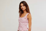 BRIDGETTE CORSET TOP - PINK NECTAR