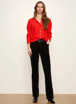 Must Have Snap Cardigan - Red Hot