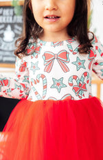 PEPPERMINT PRINCESS L/S TUTU DRESS