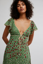 BACKROADS MINI DRESS-FOREST