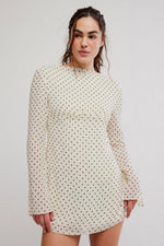 Jolie Printed Mini Dress - Dot Mix 2 Combo
