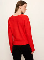 Must Have Snap Cardigan - Red Hot
