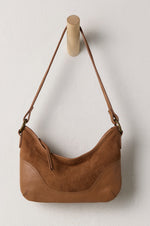 Sindy Leather Shoulder Bag - Cognac