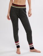 FALALA LEGGINGS-PEPPERMINT DOTS