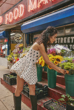 MISTY MINI DRESS - TEA COMBO