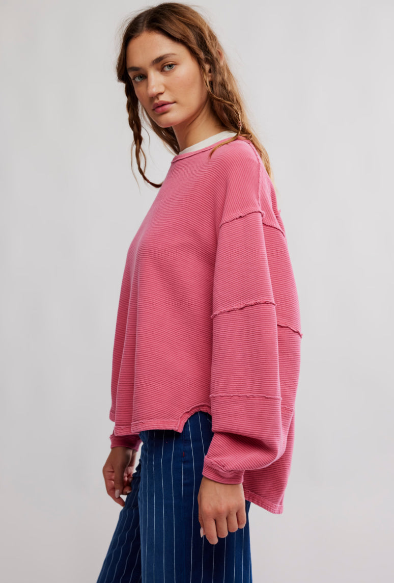 TOTAL ECLIPSE PULLOVER-HIBISCUS POP