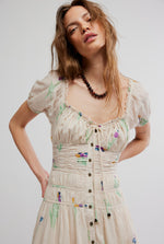 COMPLETE ME MIDI DRESS - TEA COMBO