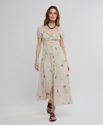 COMPLETE ME MIDI DRESS - TEA COMBO