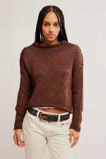 OPAL ROLLNECK SWEATER-CHICORY COFFEE