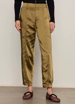SAHARA SATIN TAPERED PANT-DIRTY MARTINI