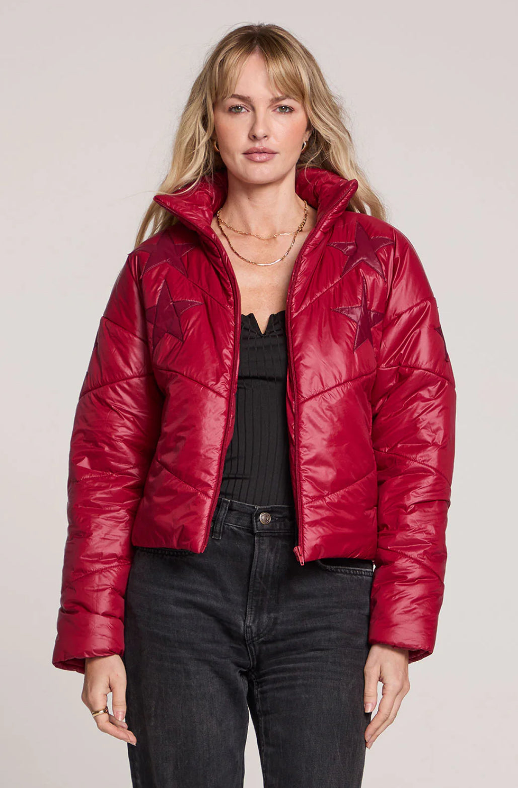 ASHERTON JACKET-CRIMSON