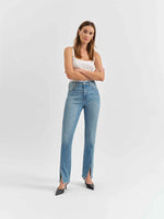 DOWNTOWN SLIM SPLIT HEM-CHATTY