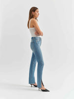 DOWNTOWN SLIM SPLIT HEM-CHATTY
