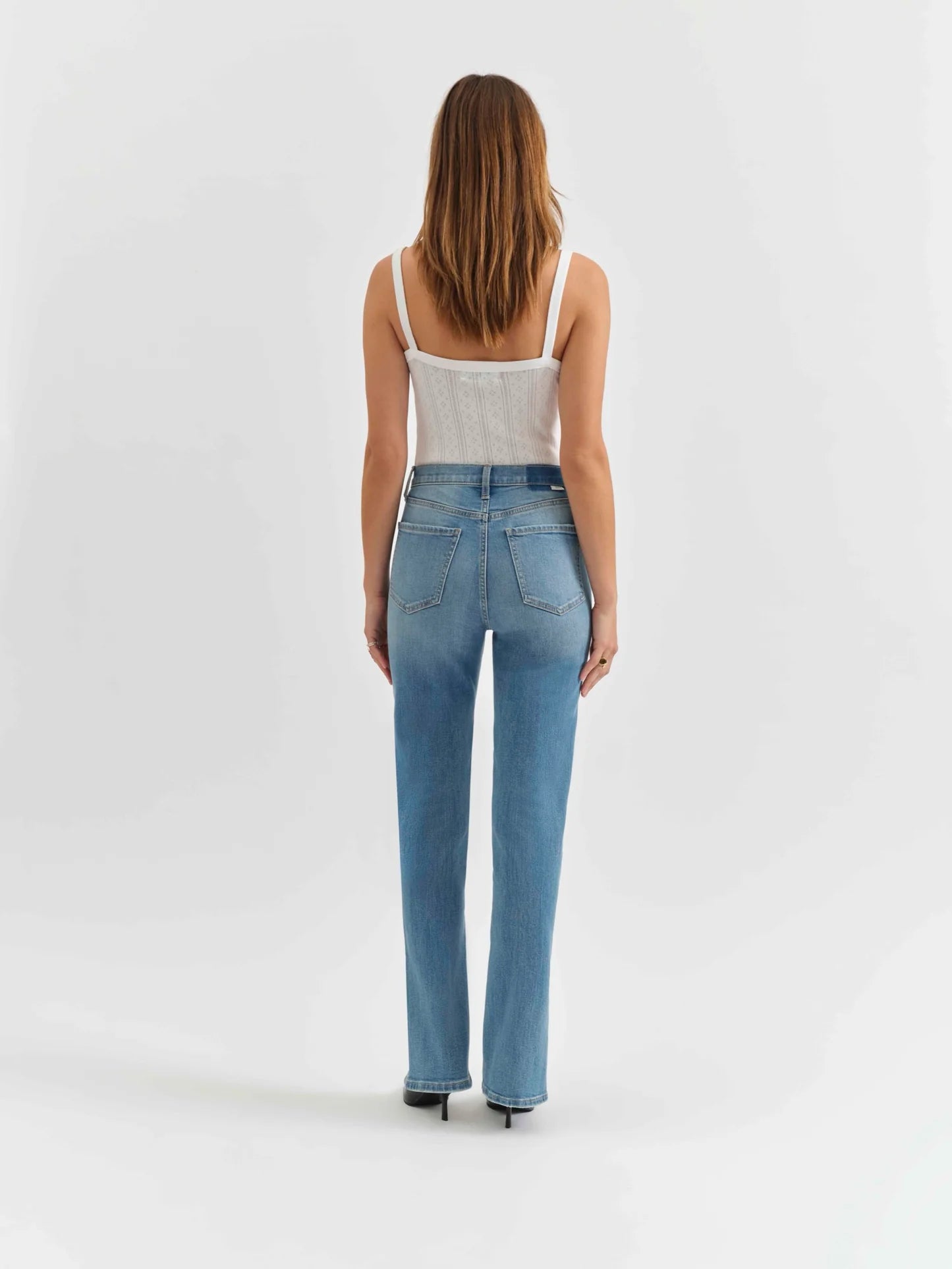 DOWNTOWN SLIM SPLIT HEM-CHATTY