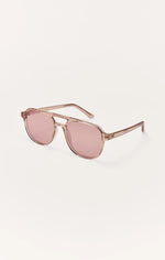 TOURIST POLARIZED SUNGLASSES-ROSE CRYSTAL/PINK