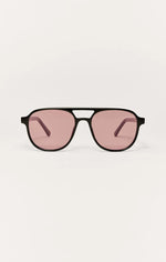 TOURIST POLARIZED SUNGLASSES-BLACK/PINK