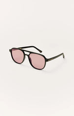 TOURIST POLARIZED SUNGLASSES-BLACK/PINK