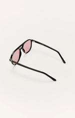 TOURIST POLARIZED SUNGLASSES-BLACK/PINK