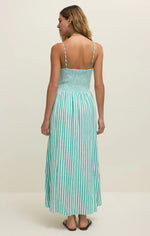 BAYSIDE STRIPE LINEN MAXI DRESS-LA PALMA