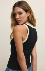 CLARKE RIB TANK-BLACK