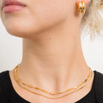 DOUBLE CHAIN NECKLACE