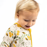 HAPPY HONEY BEE FOOTIE PAJAMAS